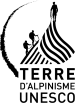 Terre d'Alpinisme UNESCO logo_NOIR